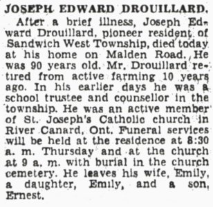 Joseph Edward Drouillard